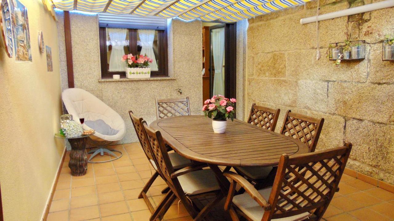 Casa Centro O Grove Con Terraza Y Asador Villa Exterior foto